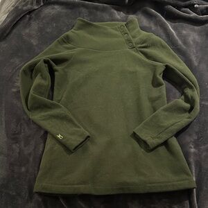 Olive Green Fleece Pullover